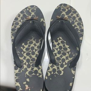 Coach flip flops